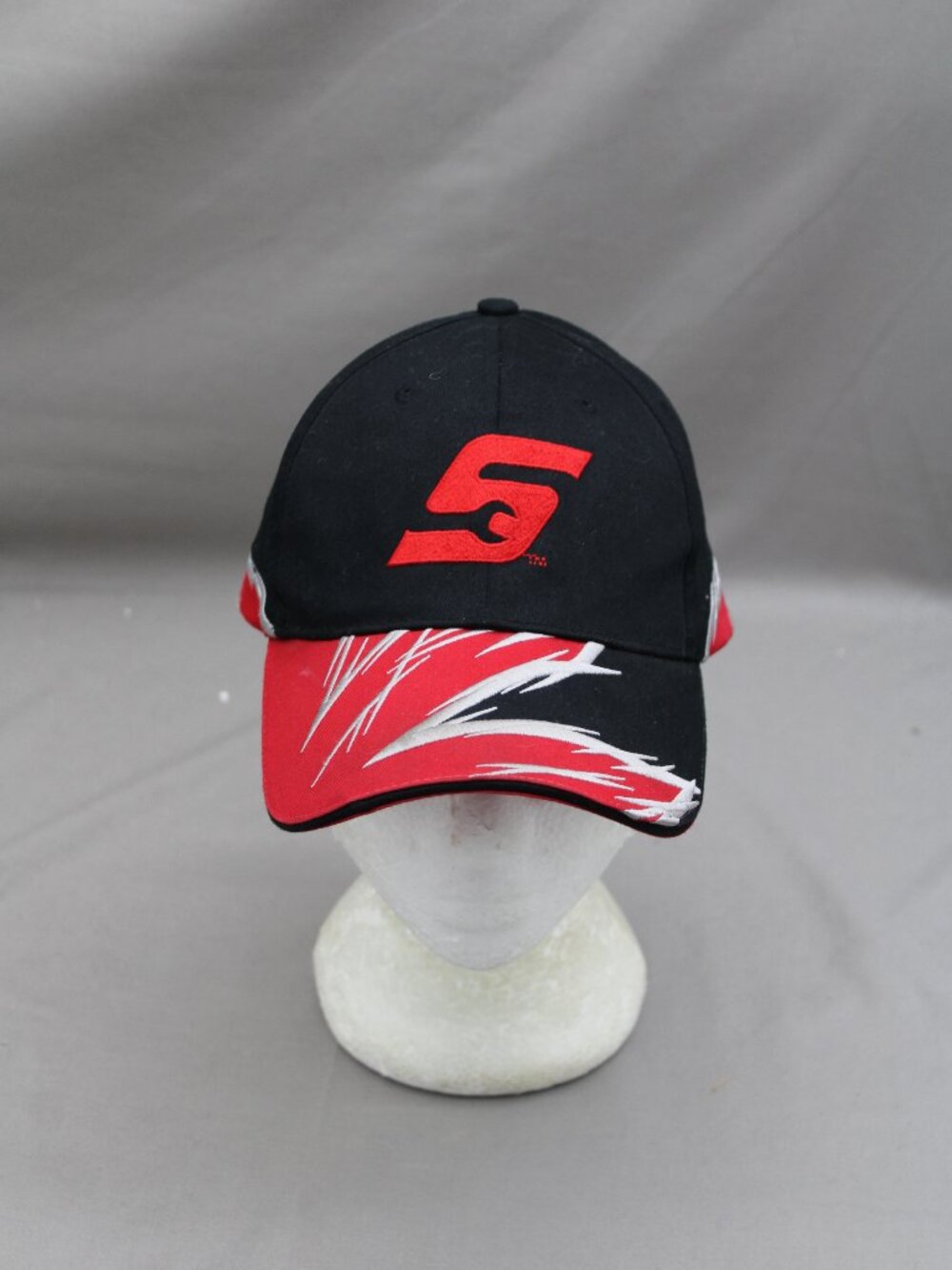 Car Racing Hat - Snap On Racing Stitched Brim - Adult Gripback